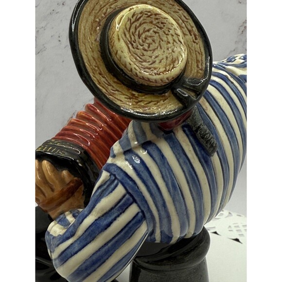 Royal Doulton 2172 Retired Jolly Sailor w/ Accordion Figurine, 6.75" Tall - Picture 7 of 16
